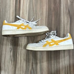 Onitsuka Tiger White and Yellow Sneakers